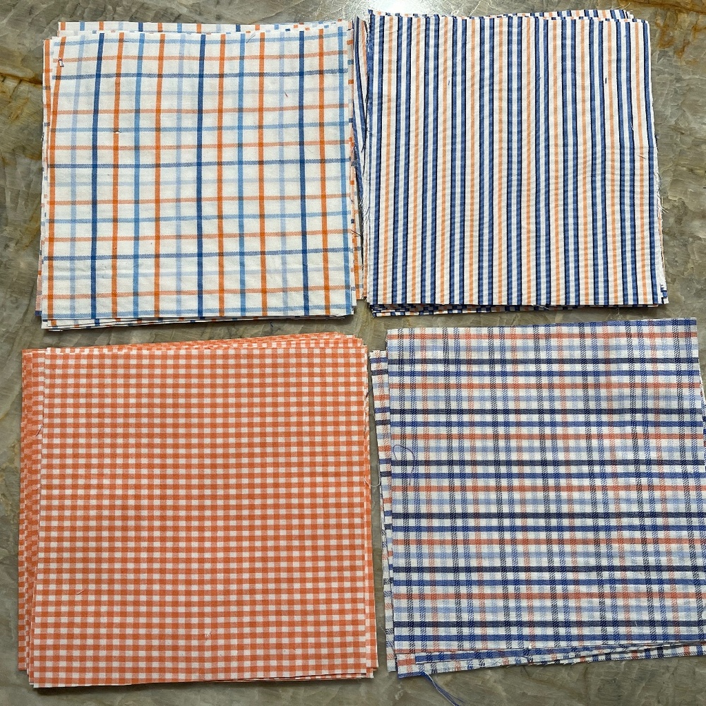 40 Precut 5" Quilt Squares Assorted Fabric Charm Pack